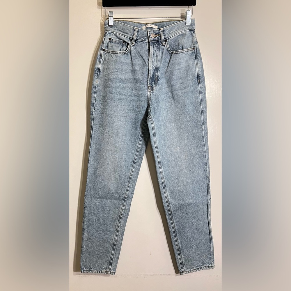 Pacsun Ultra High Rise Slim Light Blue Denim Jeans